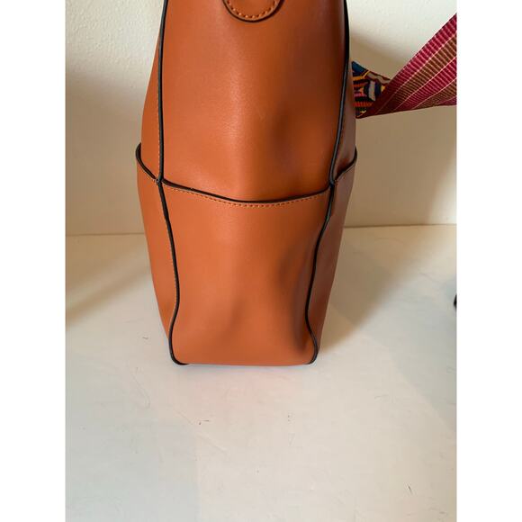 Bostanten leather tote bag brown with organizer - Picture 4 of 10